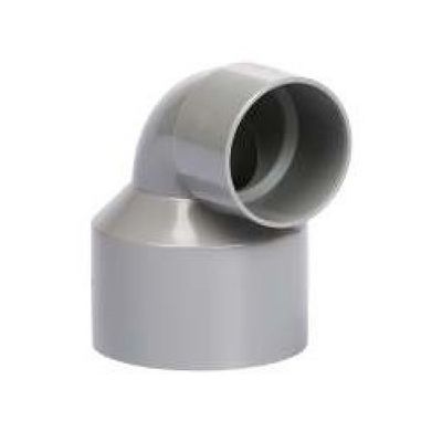 Foto van Martens PVC 50mm x 75mm verloop bocht 90 graden