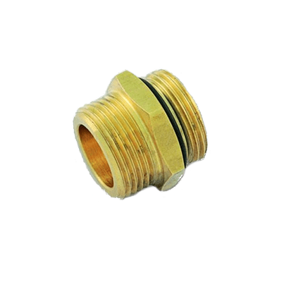 Foto van EnergyBy dubbele nippel met O-ring 1inch buitendraad x 3/4inch buitendraad