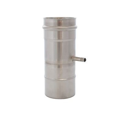 Foto van SKS-X 130 – enkelwandig rookkanaal met meetpunt rvs 250mm diameter Ø130