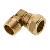 Afbeelding van BONFIX messing knelfitting knie / bocht buitendraad 1/2inch x 15mm FR