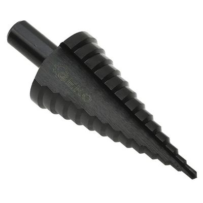 Foto van GEKO Trappenboor 4–39 mm | HSS Staal met TiAlN Coating | Voor Metaal & Kunststof