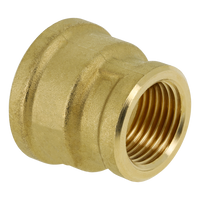 BONFIX messing draadfitting verloopsok 1/4inch x 1/8inch RpRp
