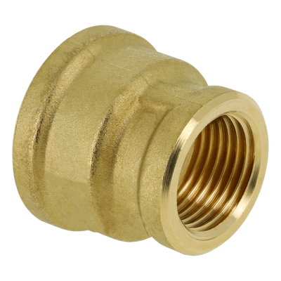 Foto van BONFIX messing draadfitting verloopsok 1/4inch x 1/8inch RpRp