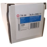 Chipboard screws 6.0 x 200 partial thread - 100 pcs