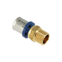 BONFIX Alu-press brass fitting female adapter 1 1/4inch x 40mm FR