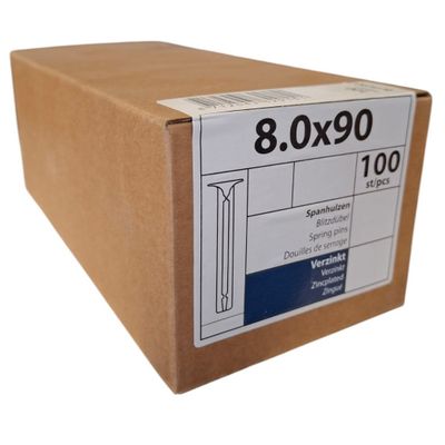 Foto van Spanhulzen 8.0 x 90 - 100 stuks