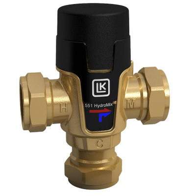 Tapwatermengkraan 551 LK HydroMix 15mm 35-65°C Foto van Tapwatermengkraan 551 LK HydroMix 15mm 35-65°C