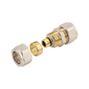Afbeelding van BONFIX Alu-knel messing rechte koppeling 26 x 26 mm