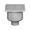 Afbeelding van Martens ABS 100mm x 100mm doucheplug afvoerput onderuitloop 40mm