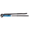 Image of Adjustable pipe wrench 2 inch – 90° angle – CrV steel – Rubber grip