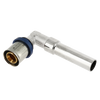 Image of Bonfix Alu-press brass fitting elbow push-in 20mm x 22mm FM