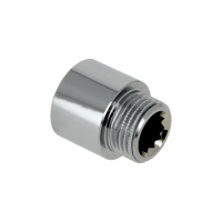 BONFIX messing verchroomd draadfitting kraanverlengstuk 1/2inch x 20mm RRp