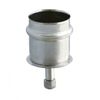 Afbeelding van SKS-X 130 – enkelwandig rookkanaal rvs condensatiedop diameter Ø130