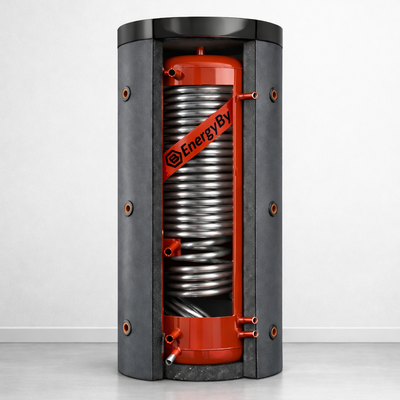 Foto van EnergyBy Hygiëneboiler 400L met RVS Spiraal & Warmtewisselaar | Energiezuinig