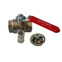 EnergyBy filterball kogelkraan met magneet - DN32 1 1/4inch (vuilfilter)