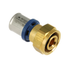 Image of Bonfix Alu-press brass fitting union coupling euroconus 20mm x 3/4inch FRp