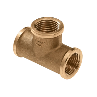 Photo of BONFIX brass threaded fitting Tee internal thread 3inch RpRpRp