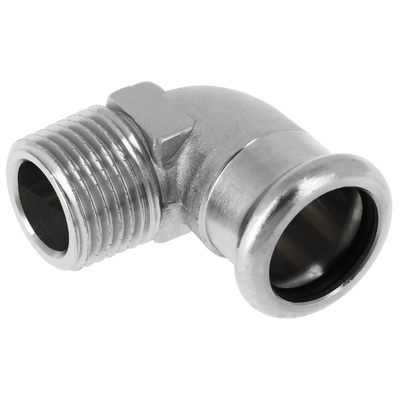 Foto van BONFIX press C-staal knie / bocht 90 graden 1/2inch x 15mm FR