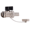 Image of EnergyBy drain cock with black knob external thread 1/2inch