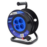 Elektrische Kabelhaspel 25 m – 4 Stopcontacten – 230V – 3x1.5mm² - GEKO