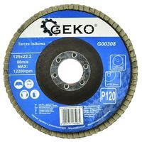 Geko Aluminium Oxide lamellenschijf 125mm P120 - per stuk