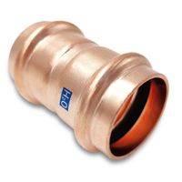 AesPRES Uniko koper persfitting rechte koppeling 15mm