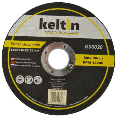 Doorslijpschijf premium voor metaal 125 x 1,0 x 22,2 mm (metaalschijf) - 25 stuks Foto van Doorslijpschijf premium voor metaal 125 x 1,0 x 22,2 mm (metaalschijf) - 25 stuks