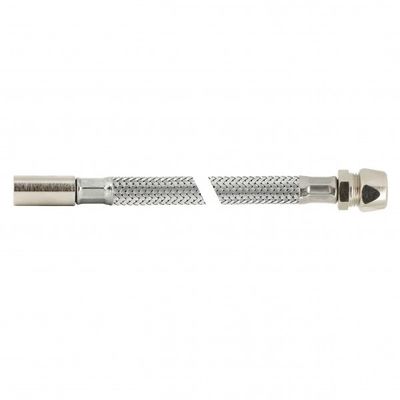BONFIX RVS aansluitleiding flexibele slang 35cm 10mm x 10mm insteek x knel
