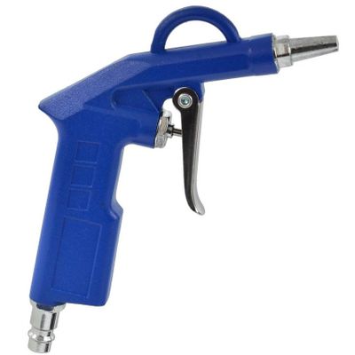 GEKO perslucht blaaspistool met korte nozzle 25 mm Foto van GEKO perslucht blaaspistool met korte nozzle 25 mm