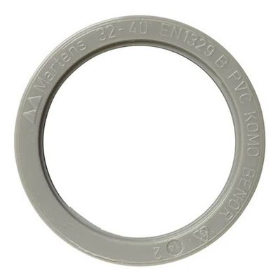 Foto van Martens PVC 32mm x 40mm verloopring inwendig grijs