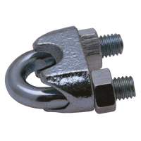 Staaldraadklem 6.5mm gegalvaniseerd - per stuk