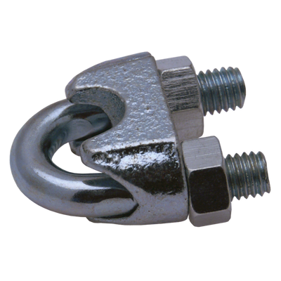 Staaldraadklem 6.5mm gegalvaniseerd - per stuk