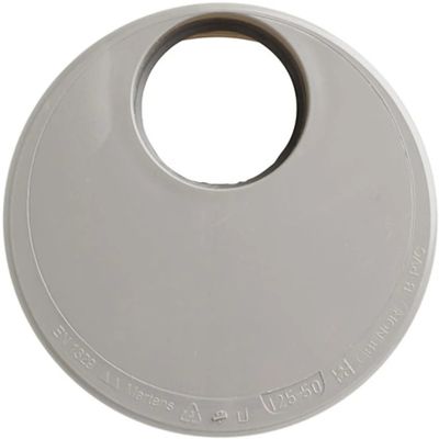Foto van Martens PVC 50mm x 125mm verloopring inwendig grijs