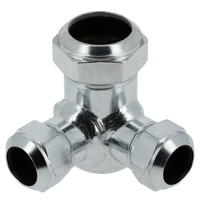 BONFIX C-staal knelfitting hoek T-stuk 22 x 22 x 15 mm