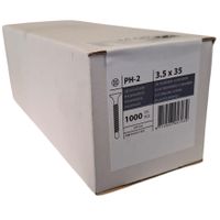 Drywall screws 3.5 x 35 with fine thread - 1000 pcs