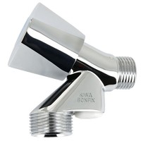 BONFIX 70427 Beluchterkraan chroom knop zonder keerklep 1/2inch x 3/4inch RR