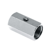 Image of BONFIX brass chromed threaded fitting mini ball valve straight screwdriver service 3/4inch RpRp