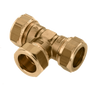 Afbeelding van BONFIX messing knelfitting T-stuk 35mm FFF