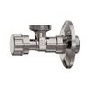 Afbeelding van Anco hoekstopkraan 1/2inch x 3/4inch met rozet en ronde handgreep