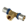 Image of Bonfix Alu-press brass press fitting Tee 20 x 3/4inch x 20mm FRpF