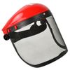 Afbeelding van Hoofdbescherming met Stalen Gaas Face Shield Vizier - Veilige en Comfortabele Gezichtsbescherming
