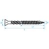 Afbeelding van Vlonderschroeven RVS 410 5.0 x 60 - 200 stuks