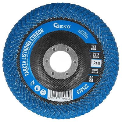 Foto van Zirkonium lamellenschijf 125mm P60 - per stuk