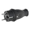 Afbeelding van Rubberen Stekker 230V – 16A – IP44 – Type E/F – Zwart