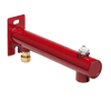 Image of BONFIX expansion tank console 3-hole assembled brass RED