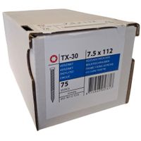 Frame fixing screws cylinder head 7.5 x 122 -75 pcs