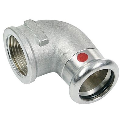 Photo of BONFIX press fitting galvanized steel elbow 90 degrees 1inch x 28mm FRp