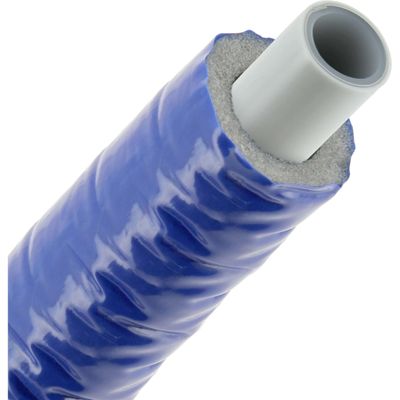 Photo of BONFIX Alu-press - multilayer pipe 16mm x 2mm with 6mm blue insulation - roll 50m