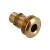 Image of BONFIX brass threaded fitting through hull outlet with swifel and ring external thread 1 1/4inch R