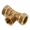 Afbeelding van BONFIX knel messing T-stuk binnendraad 15 x 3/8 inch x 15